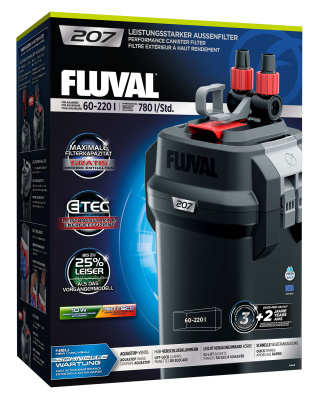 FLUVAL 207 - Фильтр внешний, 780-460л/ч от 60 до 220л